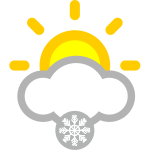 Posible nevada ligera y lluvia hasta por la noche.