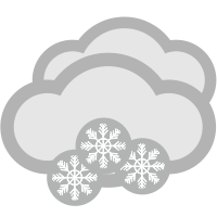 Nevadas ligeras (1–2 cm.) y lluvia por la mañana.